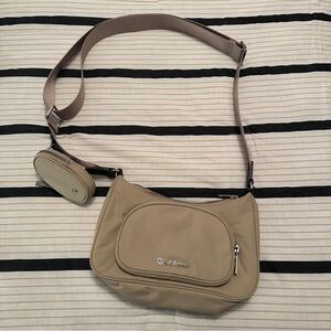 lululemon athletica Beige Crossbody Bag